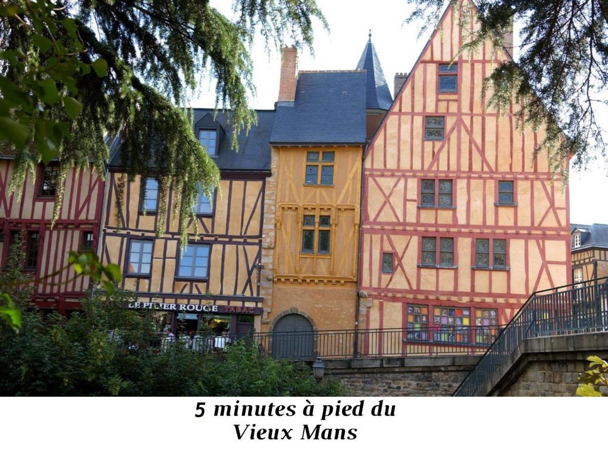 Le Myanmar - Hyper Centre - Parking - 4P Leilighet Le Mans Eksteriør bilde
