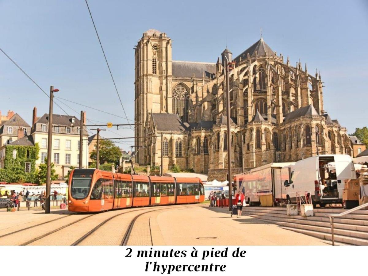 Le Myanmar - Hyper Centre - Parking - 4P Leilighet Le Mans Eksteriør bilde